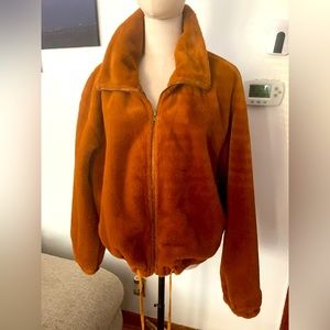 Faux fur jacket